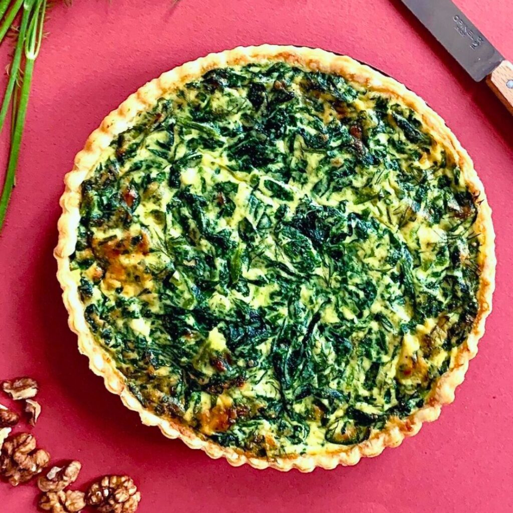 Quiche à la ricotta et épinards