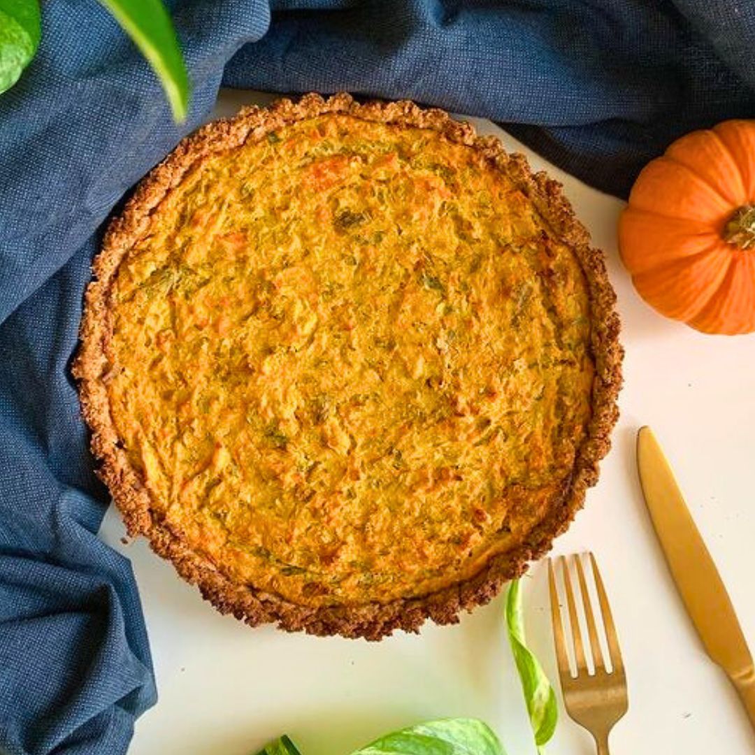 Quiche de légumes et tofu soyeux