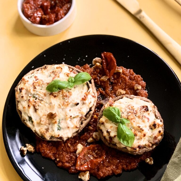 Lire la suite à propos de l’article Champignons portobello farcis à la ricotta
