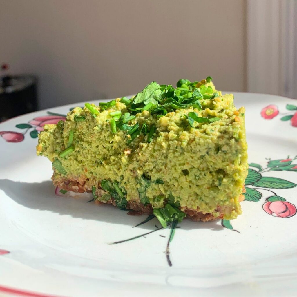 cheesecake cru salé