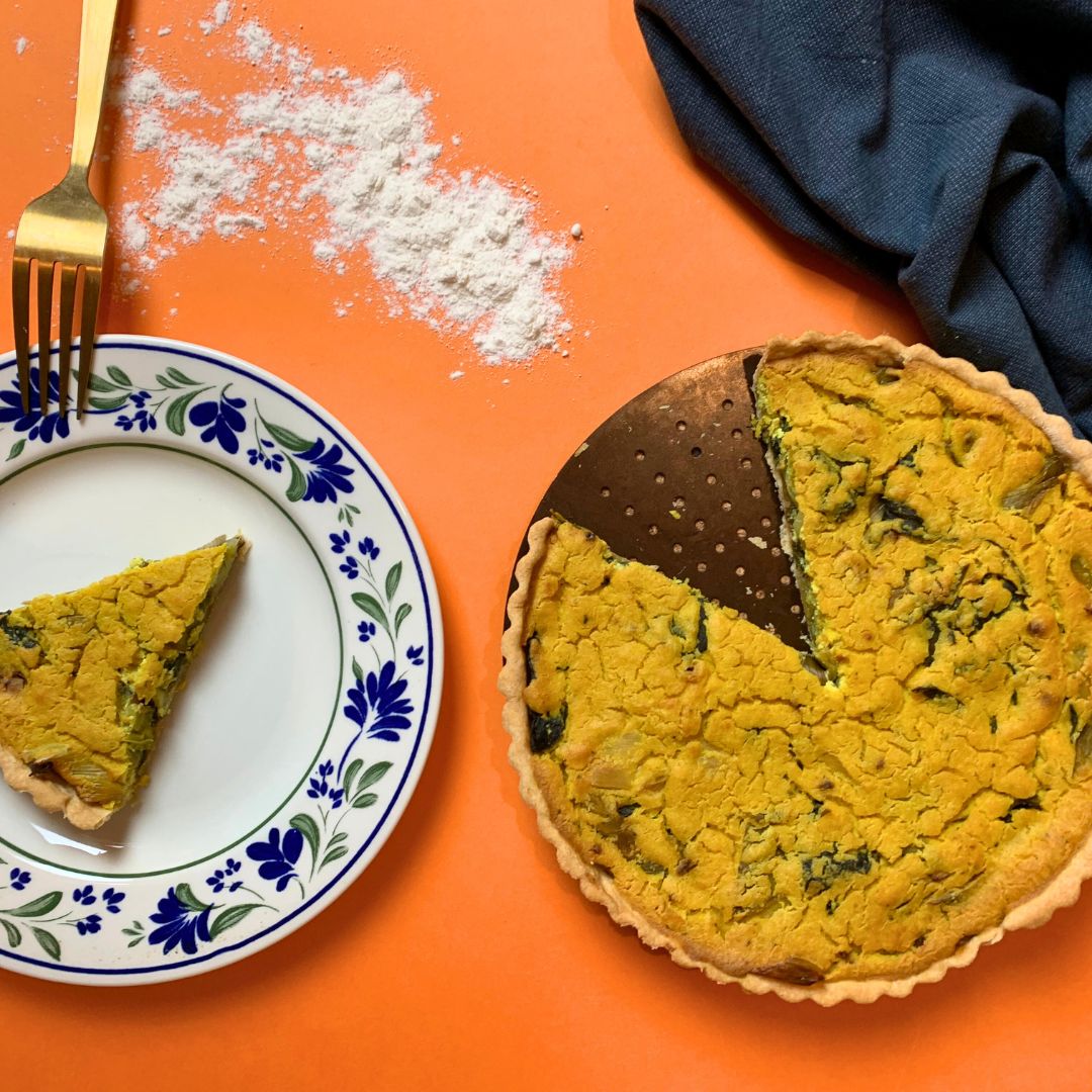 quiche poireau curry