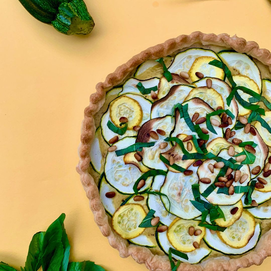 tarte fine courgette