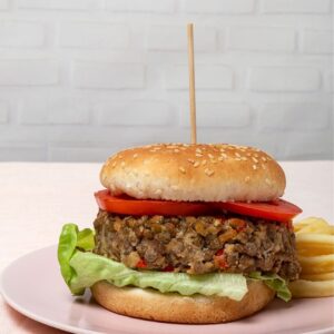 Lire la suite à propos de l’article Burger végétarien express aux lentilles