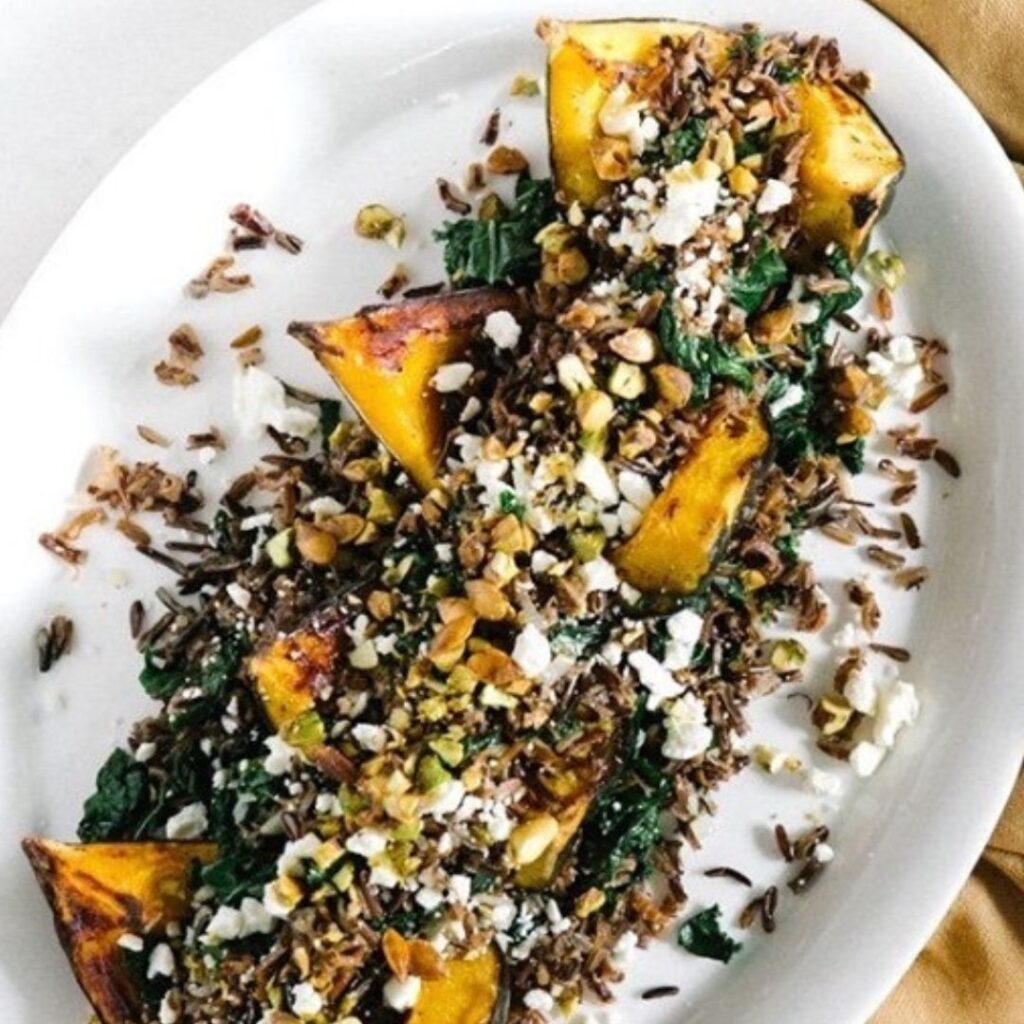 Courge kabocha rôtie