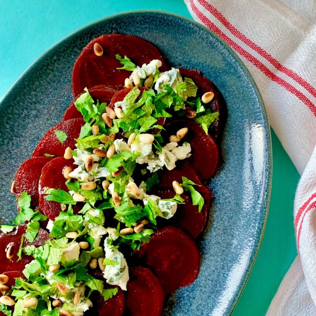 carpaccio de betterave