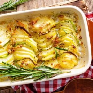 Lire la suite à propos de l’article Gratin de courgettes et pommes de terre
